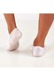 6 Pack Men's White Bamboo Elastane No Show Invisible Seamless Sneakers Socks 3103 - 3