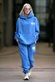 Blue Hooded Women's Tracksuit Set MG1917