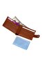 Men's Tan Genuine Leather Wallet and Card Holder - 5