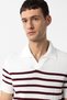 Polo Neck Striped Men's Knitwear T-Shirt - 4
