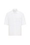 White Linen Blend Short Sleeve Men's Shirt - 6