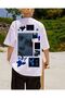 Billie Eilish Star Dark Blue Front / Back Printed T-Shirt -Mingalondon