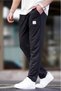 Men's Black Basic Sweatpants 6536 - 3