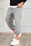 Gray Oversize Short Leg Men's Tracksuit 4832 - 2