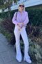 Mad Girls Lilac Oversize Shirt Mg1369 - 2