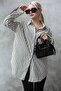 Green Striped Oversize Women's Shirt Mg1688