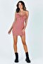 Pink Strappy Mini Dress Mg1404 - 3