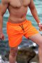 Men's Swim Shorts 7213 - Orange and Side Pocket - 2