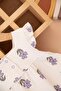 Baby Girl Daisy Printed Shoulder Ruffle 6-9-12-18-24 Months Suit - 5