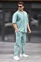 Men's Mint Green Shirt-Pants Set 5936 - 3