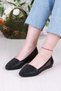 8567 Beaded Stones Tulle Sides Wedding Ballerinas Women's Ballerinas