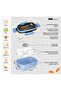 YAH Bento HL Lunch Box 2-Layer, 6-Compartment, Leak-Proof, BPA-Free, Microwave & Dishwasher Safe. - 6
