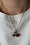Cherry Love Steel Necklace - 4