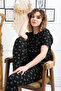 Patterned Combed Suprem Women's Pajama Set - 2