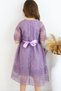 💜   Girl's Special Design Pearls Lace Dress Set (Bag + Belt Included) 💜 - 4
