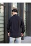 Men's Relaxed Fit Loose Linen Oversize Aerobin Shirt - 5