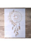A4 Size 21 by 29.7cm A4 DIY Craft Layering Dreamcatcher Stencil For Walls Painting Scrapbooking Sta