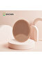 brown Wash a face to brush,1pcs Silicone Cute Sucker mini Cleansing cleaning brush for Face Washing
