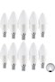 10 Pack Super Bright E14 LED Light Bulb Cool White, White, 7W, for Chandeliers, Wall Lamps, Non-Dimm