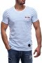 Side Tied Cobalt Blue T-Shirt 2567 - 2