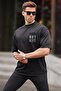 Black Pocket Detailed Oversize T-Shirt 7008 - 2