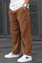 Brown Regular Fit Men's Parachute Trousers 6504 - 2