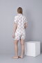 Front Buttoned Shirt Collar Printed Short Sleeve Woven Fabric Maternity and Maternity Shorts Pajama Set - 3