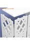 White Pvc Small Bookcase And End Table – Compact Shelf For Living Room, Bedroom, Office, Dorms - 5