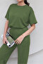 Women's Trend Short Sleeve Palazzo Summer Suit - 4