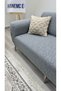 Jacquard 3-Seater Sofa Cover, Sofa Bed Sofa Cover Gray Color (PRODUCT CONTENT 1PCS) - 5