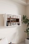 CLOSET DUVAR RAFI BEYAZ-CEVİZ - 4