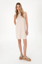 Women's Stone Sleeveless Mini Length Knitted Dress 50297895-Vr049