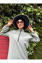Sports Cut Bottom Garnished Hijab Swimsuit - 3