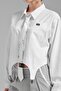 Women's Special Design Shirt with Tie Detail - 8