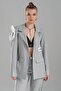Women's One-Shoulder Design Blazer Jacket - 2