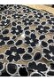 Black and White Floral Patterned Tulle Lace Fabric – 130 cm Wide, Embroidered and Stylish Design - 3