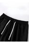 Men's Mysterious Black Dragon Printed Short Sleeve T-Shirt and Waistband Shorts Set, Casual Sports - 6