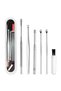 Buffer ®   6 Pieces Stainless Steel Ear Wax Collector Remover Cleaner Care Stick Set
