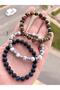 3 Piece Special Design Unisex Natural Stone Bracelet Chakra, Turquoise, Jade, Agate and Citrine Stones 03 - 3