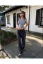 Smoked Straight Wide Women's Jeans MG2000
