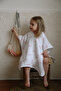 100% Natural Organic Muslin Bowknot Baby Kids Poncho Ultra Soft Beach Bathrobe - 3