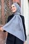 Elegans Monogram Shawl - 1090700 -971 - Gray