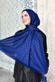 Elegans Monogram Shawl - 1090700 -924 - Denim Blue