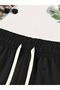 Milano 96 Printed Men's Summer Comfortable Two-Piece Set - Stylish Black T-Shirt and Black Shorts Outfit, - 4
