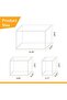 Set Of 3 Transparent Acrylic Cube Display Risers – Open Bookcase Shelves For Home Or Office - 2