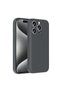 iPhone 15 Pro Case with Camera Protection Tkng Vitra Cover with Card Holder - Gray