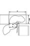 آلية Moveboard Gray Corner Pantry (يسار) - 2