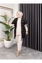Women's Seasonal Fringed and Openwork Cotton Knitwear Cardigan - 4