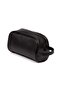 Faux Leather Men's Shaving Bag, Daily Cosmetic Bag Shaving Rack - 6