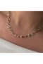 Sisters Accessories Colorful Stone Gelmetric Shaped Necklace